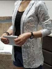 Sequin Blazer. Small size. Only black color Available.