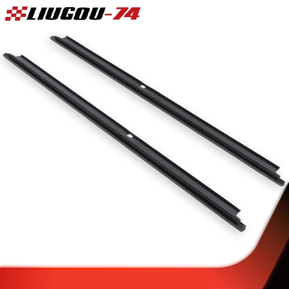 Truck Outer Window Sweep Felt Rear Kit Pair Set of 2 Fit For Chevy GMC Cadillac Foto 4 de 4