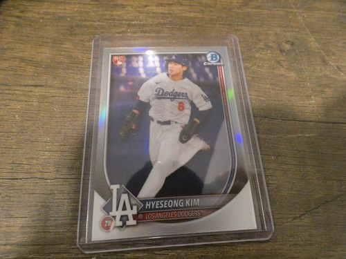 2025 Bowman Hyeseong Kim Chrome Red RC Rookie #91 Los Angeles Dodgers Card