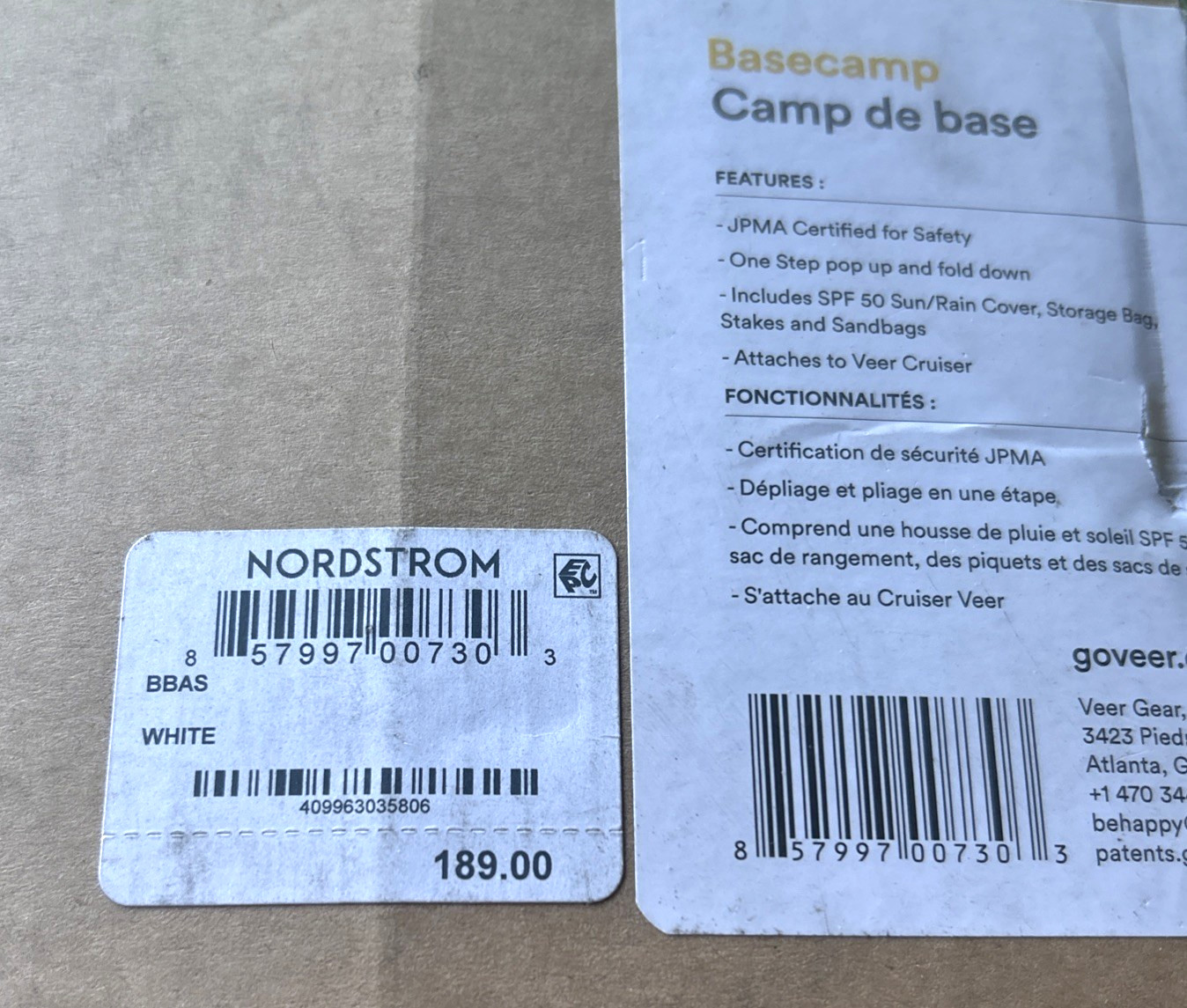 Veer Basecamp JPMA Certified Portable Pop Up Play Yard Play Pen for Baby Toddler