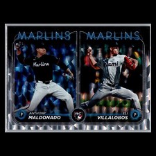 2024 Topps Update – #US305 Villalobos RC Maldonado RC Silver Crackle Foilboard