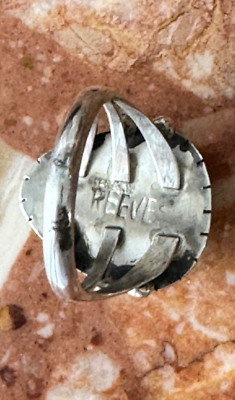 Native American Gary Reeves Sterling Silver and Turquoise Stone