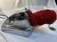 Vintage Chrome Boot Valet /Polisher Model #62 With Original Brush Belk Inc Works