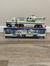 1995 Hess Toy Truck and Helicopter