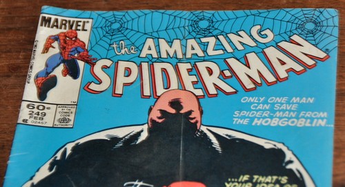 The Amazing Spider-Man No. 249 de febrero de 1984 Marvel Comics edición quiosco sin clasificar - Imagen 2 de 3
