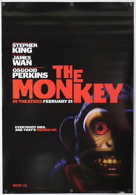 Monkey original DS movie poster 27x40 2025 - Stephen King Horror  1 DS available