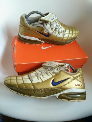 Botas De Fútbol Nike Total 90 para hombre Talla 8.5 oro Air Max 365 de 2003  | eBay