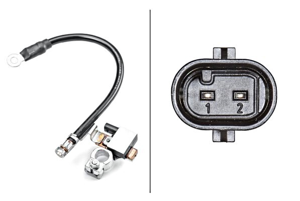 HELLA Batteriemanagement Sensor 12V Für FORD C-Max II Van Grand  