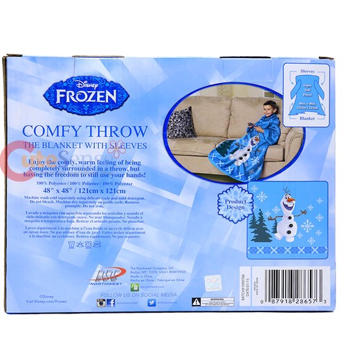 Disney Frozen Olaf Manta con Mangas - Hecha de Nieve Niños Talla - Imagen 3 de 3