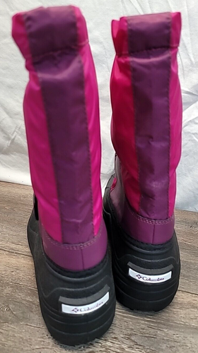 Columbia Women’s Powderbug Forty Pink Snow Boots Size 7 - Picture 5 of 9