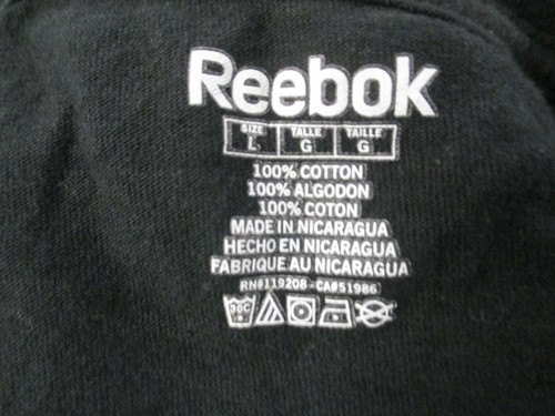 VINTAGE REEBOK NEW YORK GIANTS SUPER BOWL XLVI 4 X CHAMPIONS RING LARGE SHIRT - Picture 11 of 11