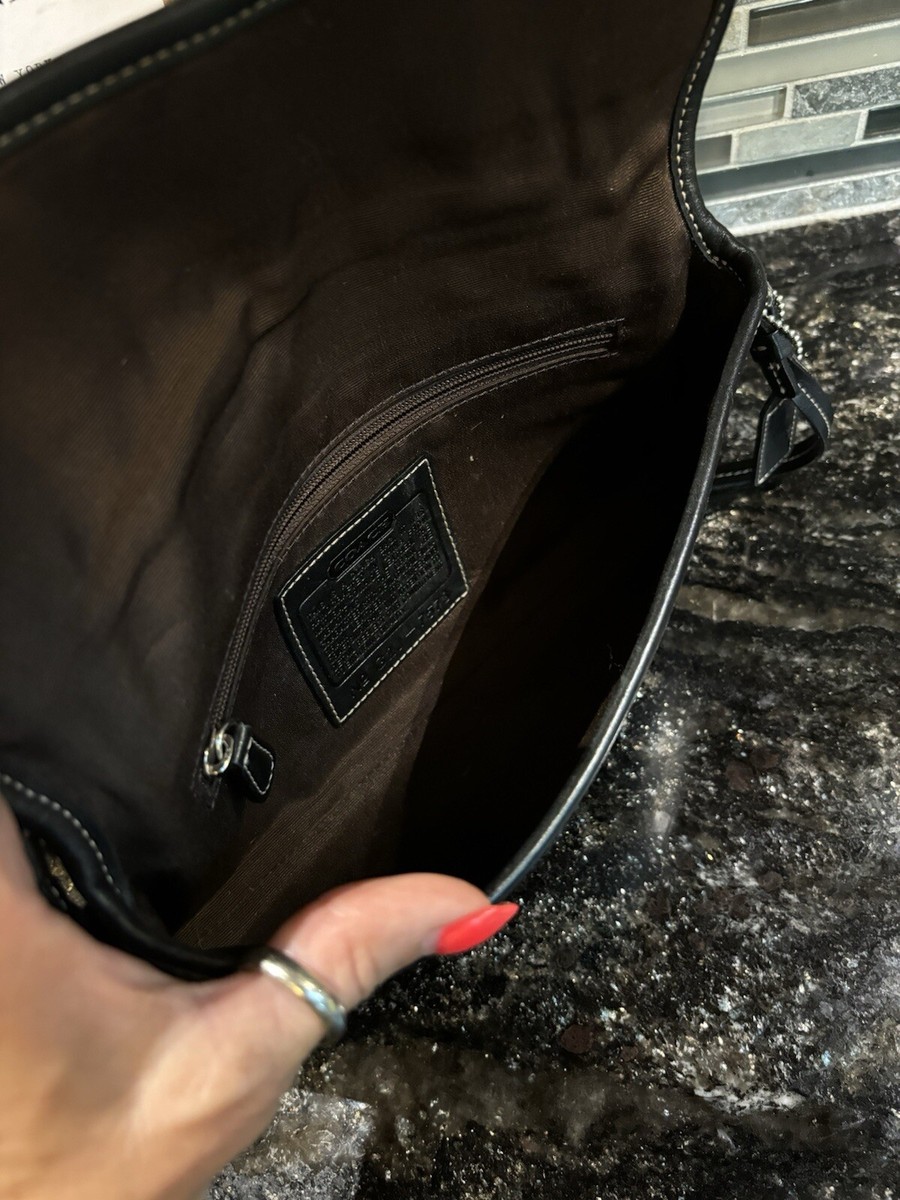 バッグ og Coach Vintage Hamptons Glovetanned Leather Shoulder Hobo Bag