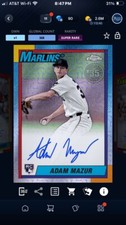 2025 Topps Bunt ADAM MAZUR (RC) 1990 Design - Super Rare Chrome Sig - Digital