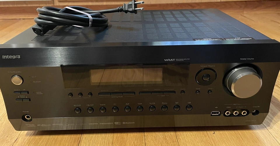 Integra DTR-30.5 AV Home Theater Receiver 7.2 Channel, 95 Watt - No Remote - Image 3 of 4