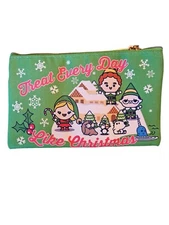 Portable Zipper Makeup Pouch Cosmetic Bag Pencil Case  - New - Treat Every Day..