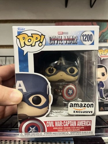 Funko Pop! Vinyl: Marvel - Captain America - Amazon (Exclusive) #1200