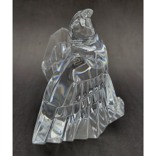 Steuben Eagle Bird Figurine Crystal Glass Art Glass Discontinued Signed - Picture 15 of 16
