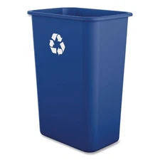 Boardwalk 41QTRECYCLEB 10 Gallon Polypropylene Recycling Container - Blue New