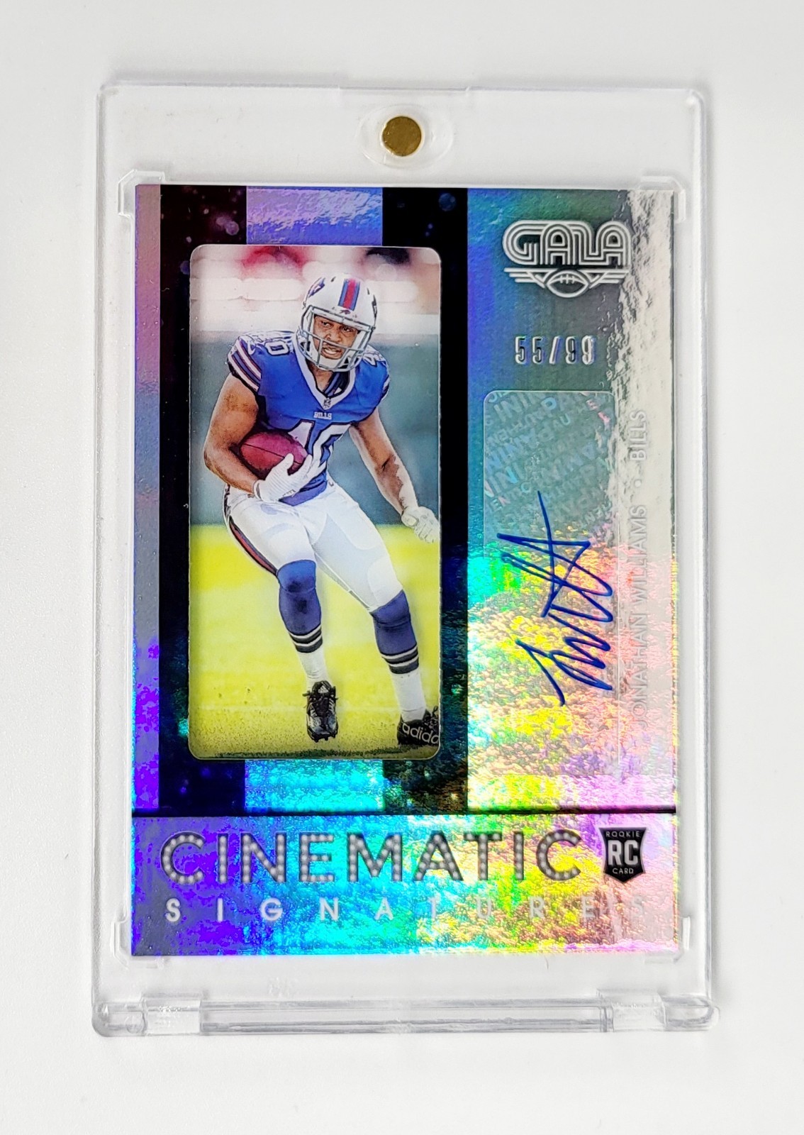 2016 Gala Cinematic MNT #/99 Jonathan Williams RC Auto Arkansas Razorbacks Bills