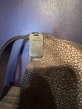 Borsa da viaggio Borbonese stampata su tela borsa trucco/uomo con etichetta (Italia)