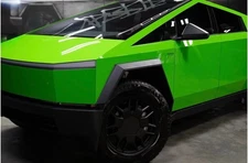 Cybertruck DIY PPF Paint Protection Film Wrap Color Change Gloss Viper Green