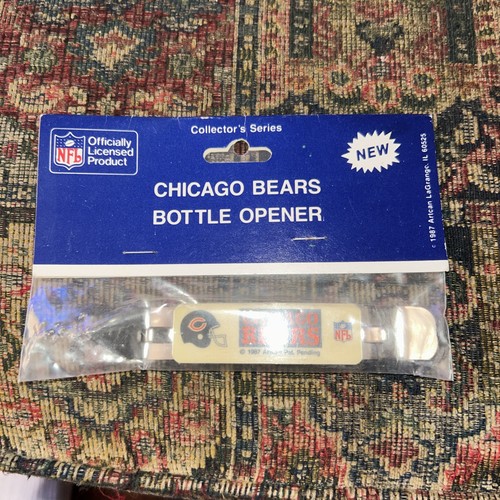 CHICAGO BEARS Vintage FLASCHENÖFFNER 1987 Made in USA