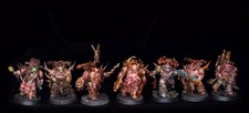 Squad of Plague Marines Death Guard Warhammer 40k Painted by Studio 489