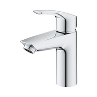 Grohe Eurosmart Einhand-Waschtischbatterie, S-Size, Metall-Hebelgriff, Glatter