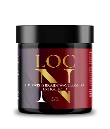 Loc N Loc Twists Braids Wave Edge GEL Extra Hold 16oz