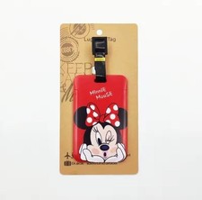 Image of Disney Mickey & Minnie Mouse Luggage Tags Cute Travel Bag ID,Suitcase, Holiday
