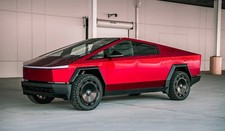 Cybertruck Diy Pet Full Vinyl Wrap Color Change Ultra Gloss Liquid Metal Red