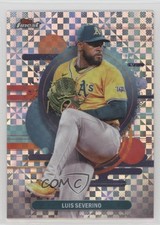 2025 Topps Finest Uncommon Checkerboard Refractor Luis Severino #136 0z0v