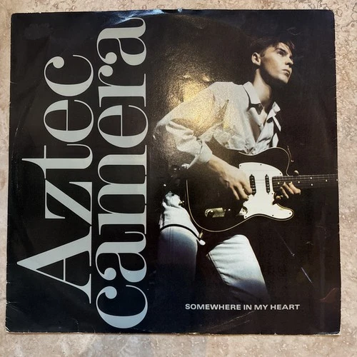 Aztec Camera - Somewhere In My Heart - Used Vinyl Record 12 - 43 - W1450z