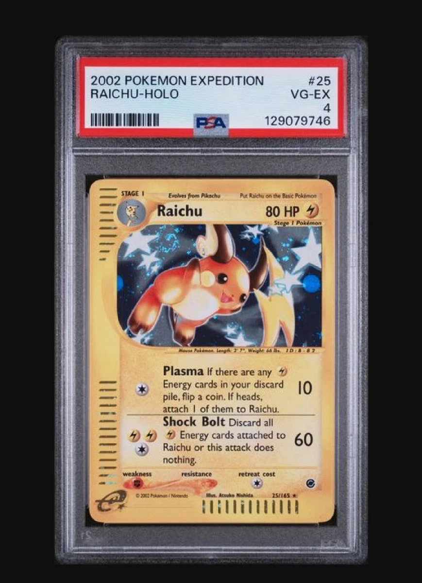 Raichu Pokémon TCG Professional Sports Authenticator (PSA