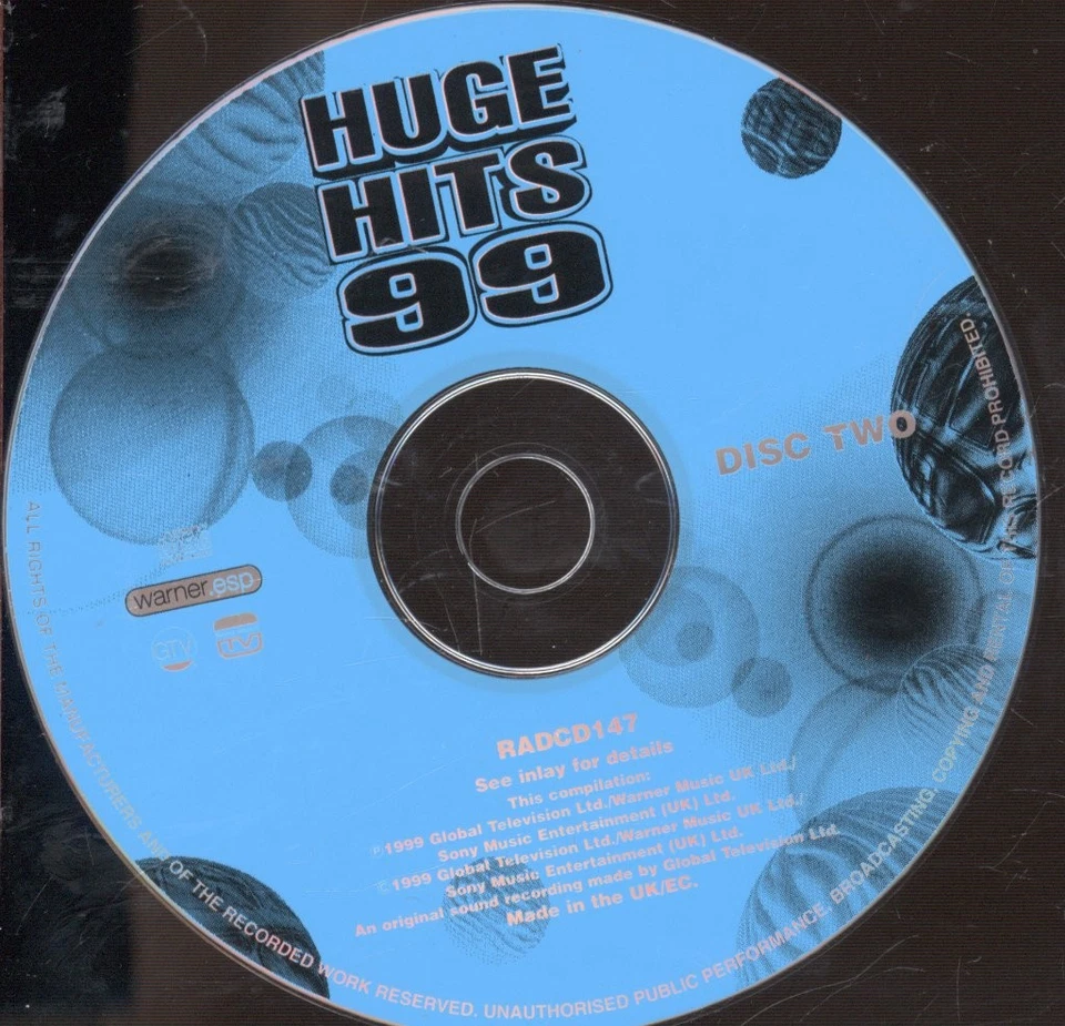 Various Artists Huge Hits 99 double CD Europe Gtv 1999 compilation RADCD147 - Bild 4 von 4