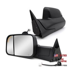 Towing Mirrors fit for 1998 1999 2000 2001 Dodge Ram 1500 towing mirror black