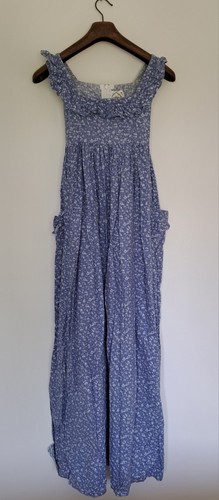 Vintage Laura Ashley 1970s Made In Wales Dress Floral Milkmaid Cottagecore 10
