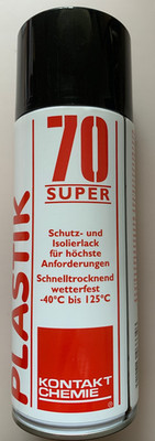 Kontakt Chemie Plastik 70 SUPER Schutzlack für Platinen 400ml Spray, NEU