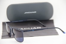 NEW JAGUAR MOD. 37510-3100 BLUE GUNMETAL AUTHENTIC SUNGLASSES 55-18