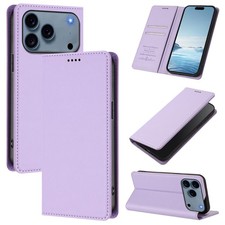 PU Leather Multifunctional Flip Phone Case Cover For Apple iPhone 17 Pro