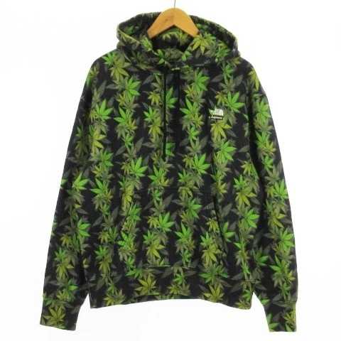 Sweat shirt à capuche P O Supreme The North Face étiqueté 23AW feuille Ho
