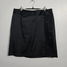 P#36 Venezia Jeans Size 16  Elegant Black Women's Skirt