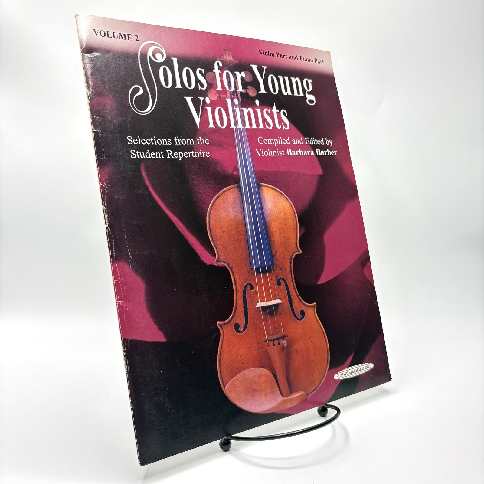 Solos for Young Violinists Volume 2 Sheet Music Violin & Piano Barbara Barber