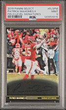 2019 Panini Select Patrick Mahomes II Field Level Signatures Auto #'d /50 PSA 9