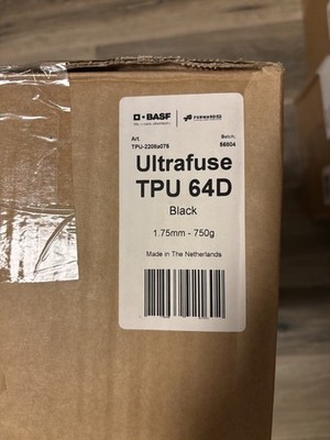 BASF Ultrafuse TPU 64D Filament [1.75mm] [750g] [Black] - New Sealed
