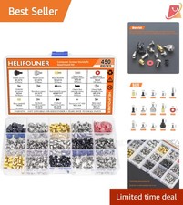 Computer Standoffs Assortment Kit 450pcs Steel Brass Screws Motherboard