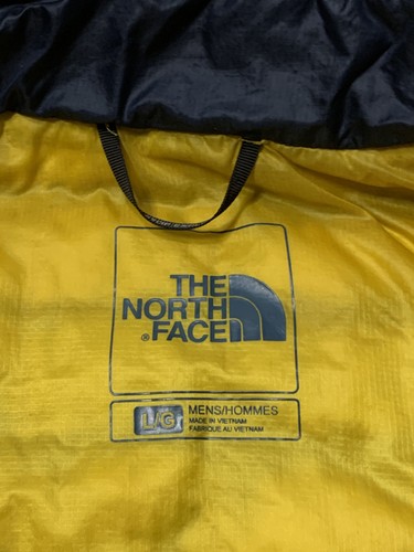 North Face ThermoBall Vest Mens Large Blue Yellow Packable Insulated Outdoors - Picture 7 of 10