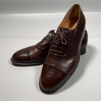 Bruno Magli Ricardo Leather Italian Oxford Dress Brown Shoes Men's Size 11 M