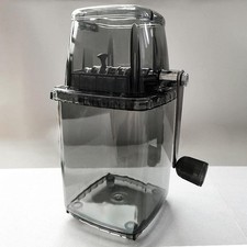 Portable Ice Crusher Machine Manual Ice Cube Shaver Home Kitchen Barware Tool UK