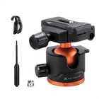 K&F CONCEPT 36mm 360° Panoramic Tripod Handle Ball Head with Quick Release Plate